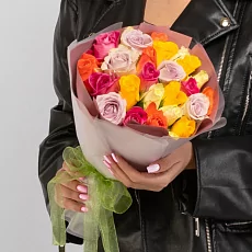 Букет из 25 Роз Микс 40 см