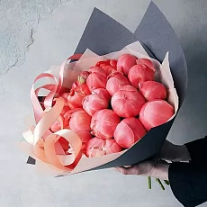 21 Коралловый Пион в упаковке