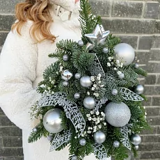 Новогодняя Елка с серебром