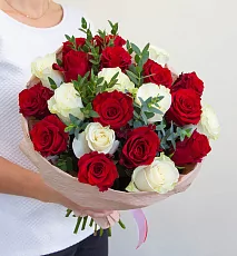 Композиция "Клубника со сливками"