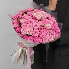 35 Кустовых Пионовидных Розовых Роз