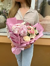 Гортензии и каллы