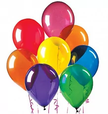 8 Шаров Ассорти кристалл. 14″ (35см)
