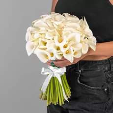  51 снежная Калла под ленту 