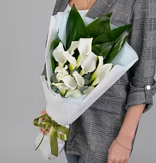Букет из белых калл 