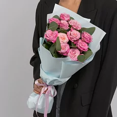 5 Кустовых Пионовидных Розовых Роз