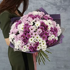 Букет "Нежные Хризантемы"