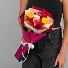 9 Калл Микс в упаковке 