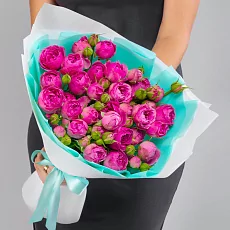 Пионовидная Роза Мисти Баблс 9шт