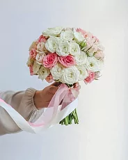 Свадебный букет с розами