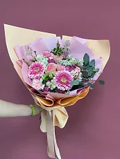 Букет из роз и гербер 