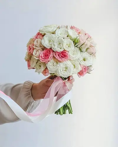 Свадебный букет с розами