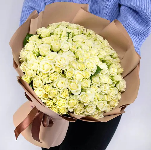 51 Роза Кустовая в упаковке 