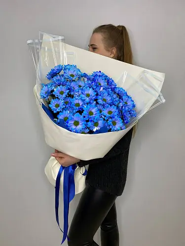 Букет ярких Хризантем 