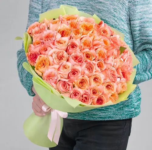 51 Пионовидная Розовая Роза 