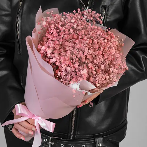 Букет из Розовых Гипсофил