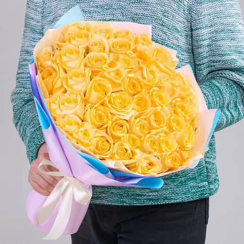 55 Персиковых Роз