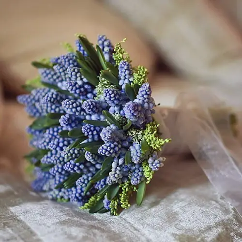 Букет невесты "Мускари"