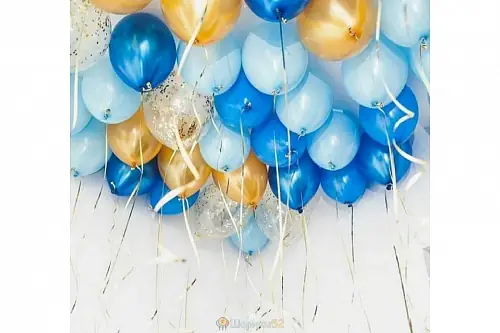 Шарики под потолок нежные облака 15 шт