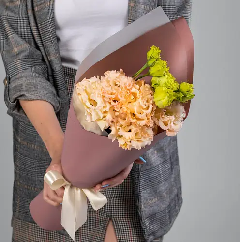 3 Лизиантуса Шампань в упаковке 