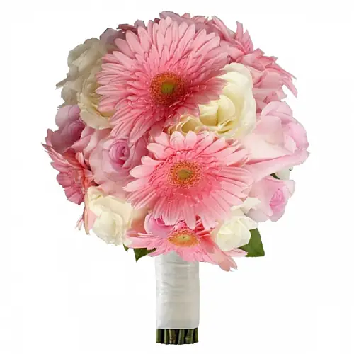 Букет невесты из гербер и роз