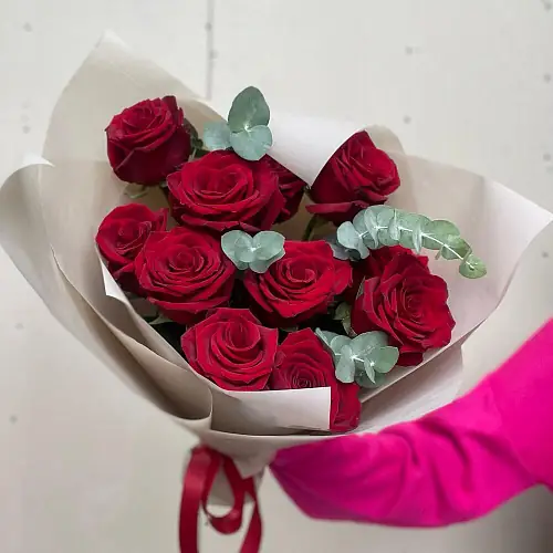 Букет из 11 красных роз (Эквадор) 